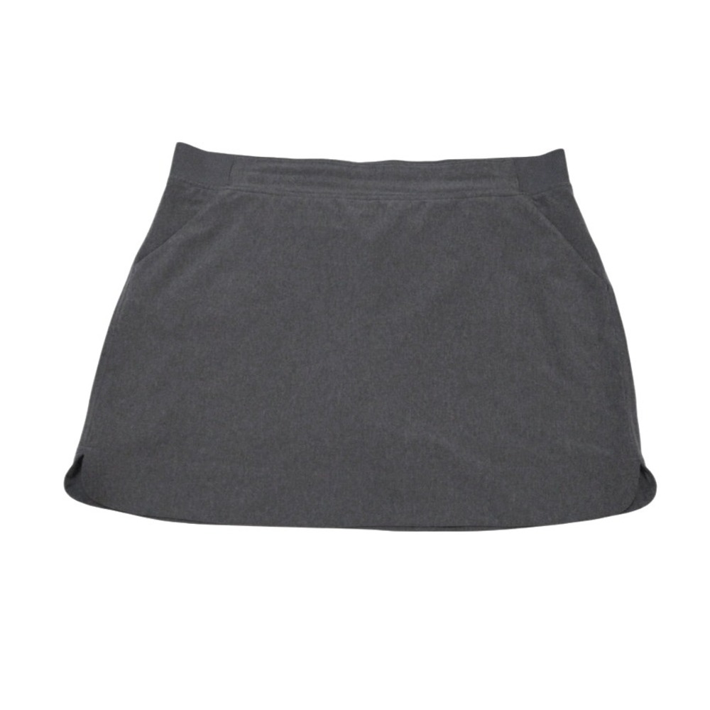 32 Cool Skort Woman's XL Gray Mini Stretch Woven Athletic Pockets Sporty